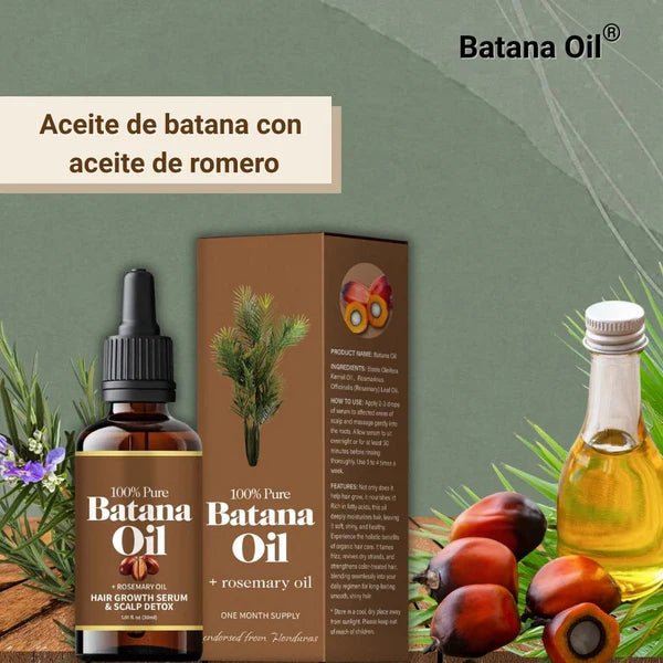2X1 ACEITE DE BATANA PARA EL CRECIMIENTO DEL CABELLO 💆🏻‍♂️🌿