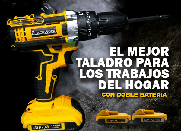 Taladro inalámbrico 48v - BLACKWOOD