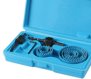 Set de Brocas Corona de Acero al Carbono y Titanio - 13 Piezas ⚙️